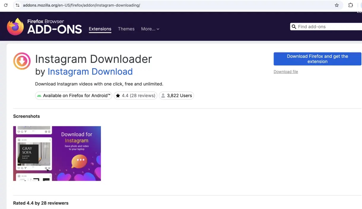 Η επέκταση Firefox είναι διαθέσιμη για λήψη στο Store (Πηγή - LayerX Security)